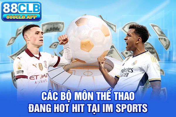 Các bộ môn thể thao đang hot hit tại IM Sports