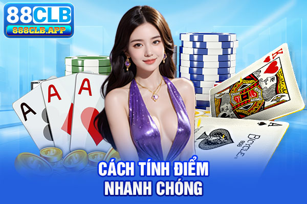 Cách tính điểm baccarat 88CLB nhanh chóng