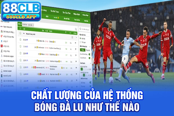 Chất lượng của hệ thống bóng đá lu như thế nào?